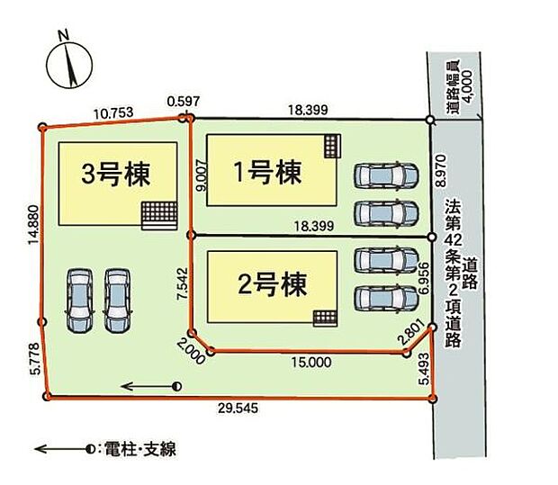カースペースは並列2台付き!セカンドカー持ちの方や急な来客時にも安心ですね。