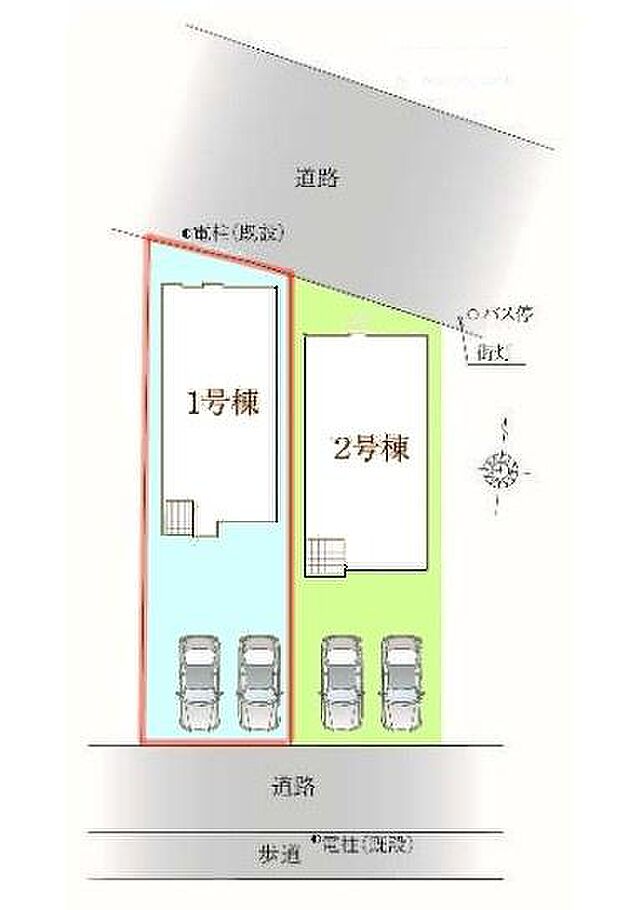 カースペース2台付きでセカンドカーをお持ちのご家庭でも安心。物件探しのご条件・ご要望・ご質問など、何なりと弊社スタッフまでお申し付けください!