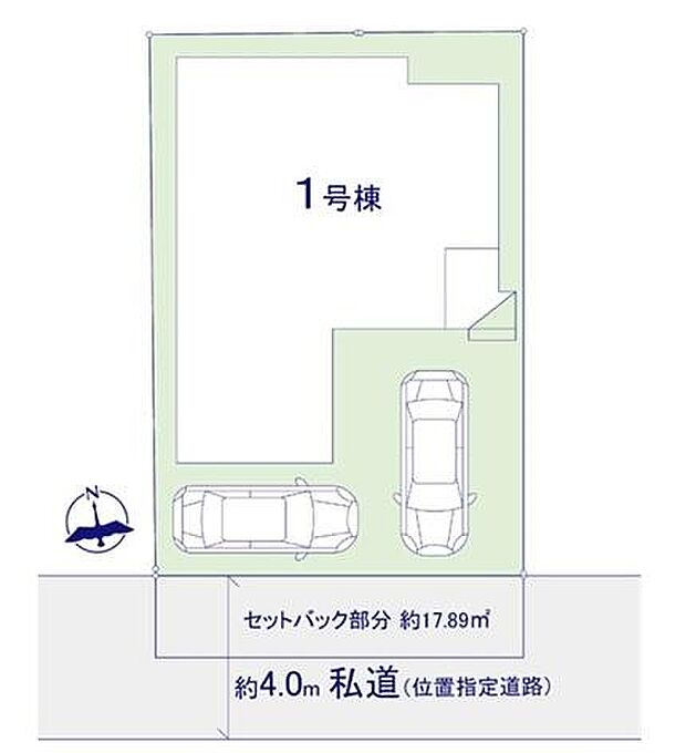 ゆとりある2台分のカースペース付き。ご家族のカーライフに安心と利便性をもたらします。