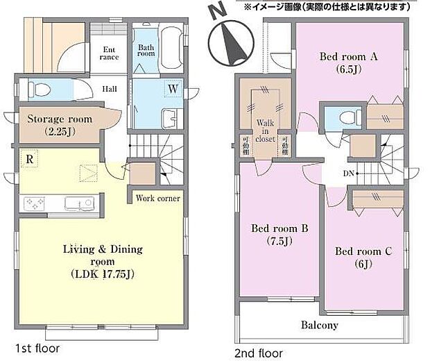 3SLDKの魅力的な間取り!LDKはゆったりとした空間で、ご家族との団らん時間が、より一層充実したものになりますね家族との仲が深まり、自然と笑顔が増えそうです!