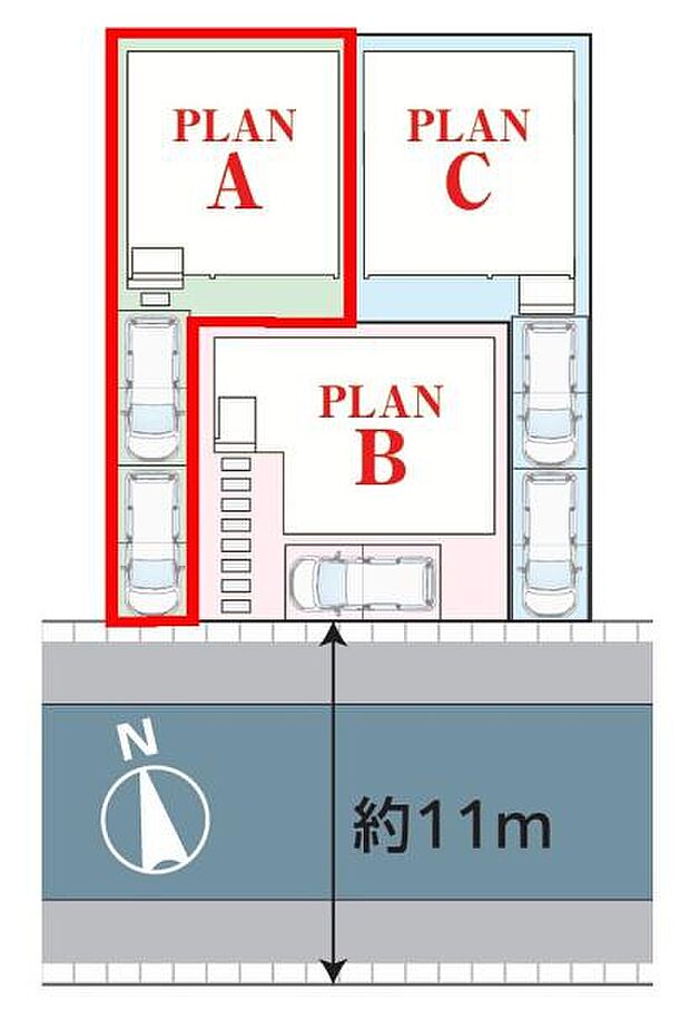 カースペースは2台付き!セカンドカー持ちの方や急な来客時にも安心ですね。物件探しのご条件・ご要望などありましたら、何なりと弊社スタッフまでお申し付けください!
