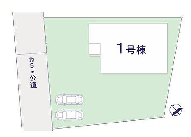 カースペースは2台付き!セカンドカー持ちの方や急な来客時にも安心ですね。