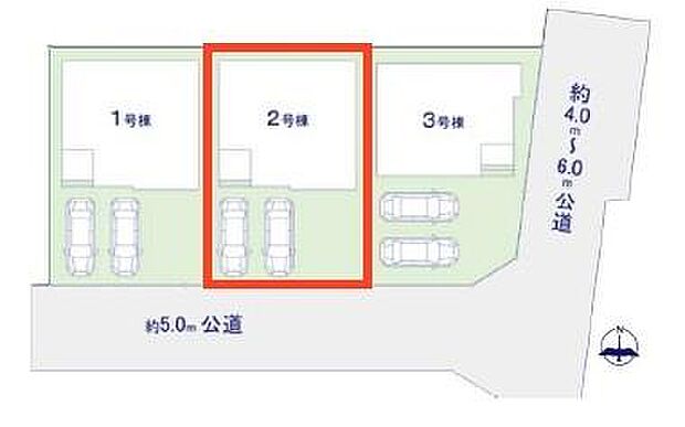 カースペースは2台付き!セカンドカー持ちの方や急な来客時にも安心ですね。【現地販売会開催中】