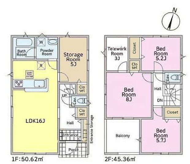 3SLDKの魅力的な間取り!LDKはゆったりとした空間で、ご家族との団らん時間が、より一層充実したものになりますね家族との仲が深まり、自然と笑顔が増えそうです!