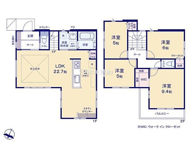 4LDKの魅力的な間取り!LDKはゆったりとした空間で、ご家族との団らん時間が、より一層充実したものになりますね家族との仲が深まり、自然と笑顔が増えそうです!