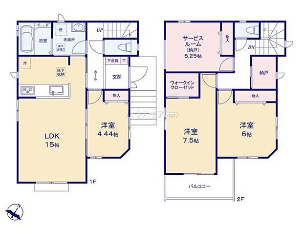 3SLDKの魅力的な間取り!LDKはゆったりとした空間で、ご家族との団らん時間が、より一層充実したものになりますね!家族との仲が深まり、自然と笑顔が増えそうです!