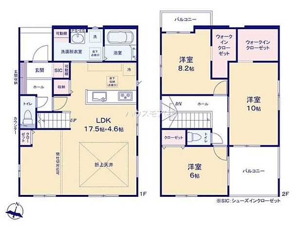 3LDKの魅力的な間取り!LDKはゆったりとした空間で、ご家族との団らん時間が、より一層充実したものになりますね。家族との仲が深まり、自然と笑顔が増えます!
