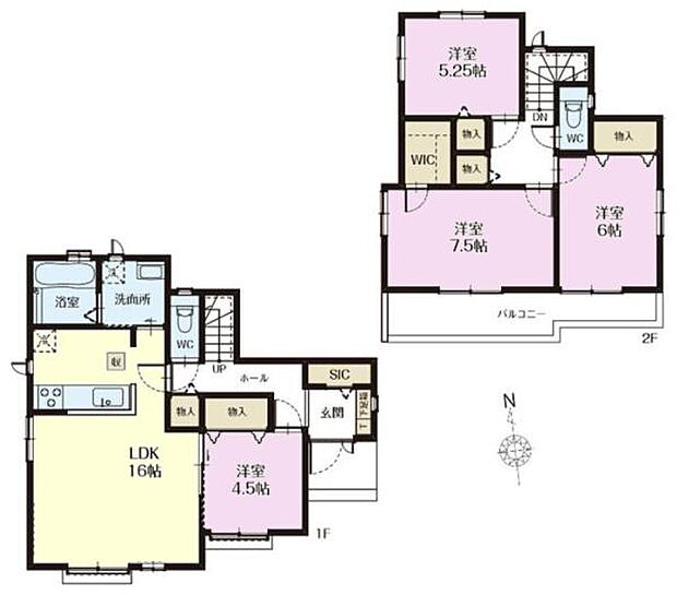 4LDKの魅力的な間取り！LDKはゆったりとした空間で、ご家族との団らん時間が、より一層充実したものになりますね家族との仲が深まり、自然と笑顔が増えそうです！