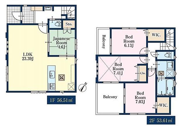 4LDKの魅力的な間取り！LDKはゆったりとした空間で、ご家族との団らん時間が、より一層充実したものになりますね。家族との仲が深まり、自然と笑顔が増えます！