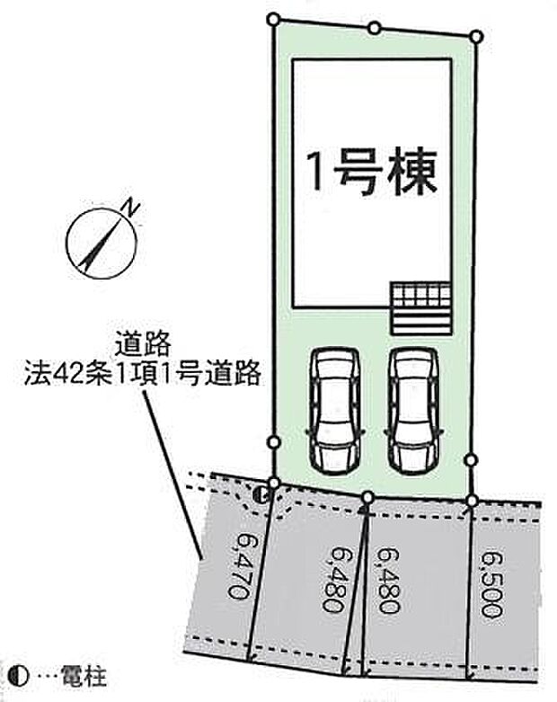 カースペースは2台付き！セカンドカー持ちの方や急な来客時にも安心ですね。