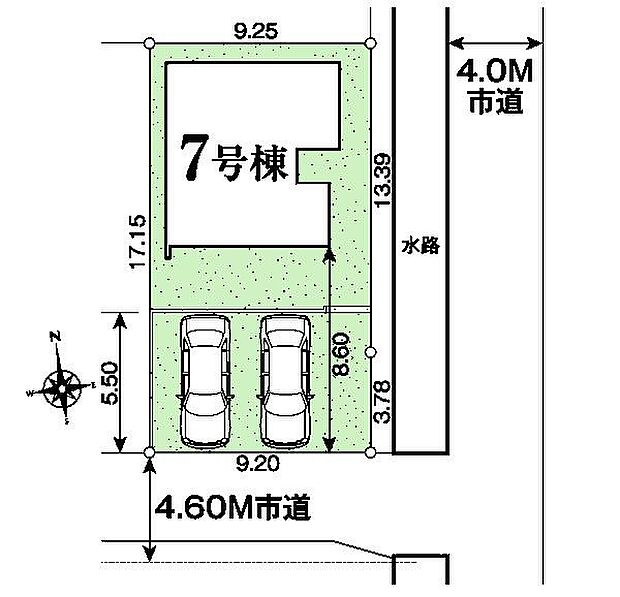 カースペースは2台付き!セカンドカー持ちの方や急な来客時にも安心ですね。【現地販売開催中!】