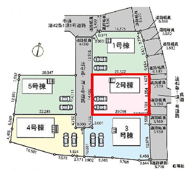 カースペースは2台付き!セカンドカー持ちの方や急な来客時にも安心ですね。
