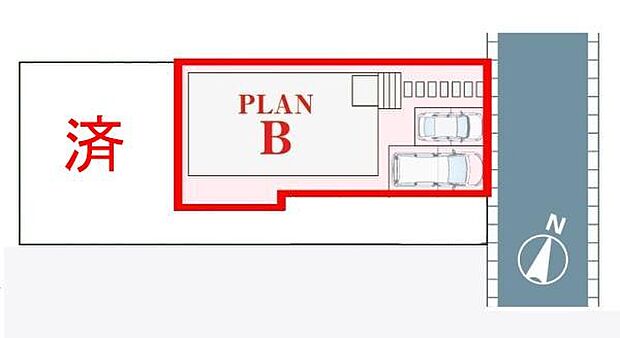 カースペースは2台付き!セカンドカー持ちの方や急な来客時にも安心ですね。物件探しのご条件・ご要望などありましたら、何なりとスタッフまでお申し付けください!