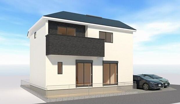 こちらは完成予想図となります。完成が待ち遠しい、魅力あふれる住まいです。ご不明点やご要望などがございましたら、どうぞお気軽にお申し付けください。