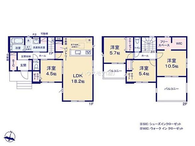 4LDKの魅力的な間取り!LDKはゆったりとした空間で、ご家族との団らん時間が、より一層充実したものになりますね家族との仲が深まり、自然と笑顔が増えそうです!