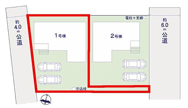 カースペース2台付きでマイカーをお持ちのご家庭でも安心。物件探しのご条件・ご要望・ご質問など、何なりと弊社スタッフまでお申し付けください!