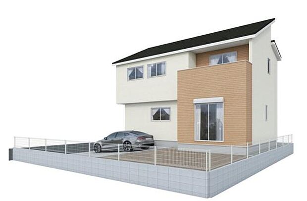 こちらは完成予想図となります。完成が待ち遠しい、魅力あふれる住まいです。ご不明点やご要望などがございましたら、どうぞお気軽にお申し付けください。