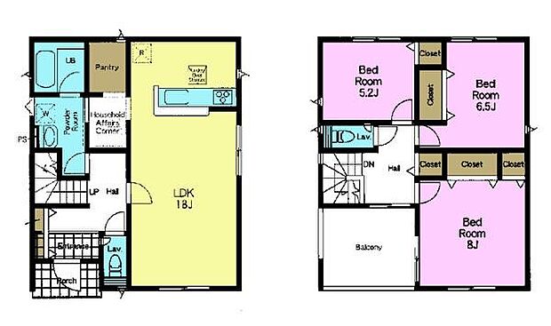 3LDKの魅力的な間取り!LDKはゆったりとした空間で、ご家族との団らん時間が、より一層充実したものになりますね。家族との仲が深まり、自然と笑顔が増えます!