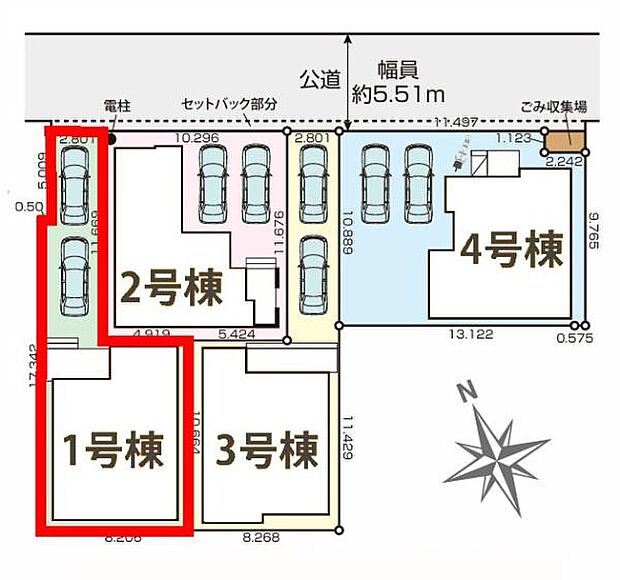 カースペースは2台付き!セカンドカー持ちの方や急な来客時にも安心ですね。