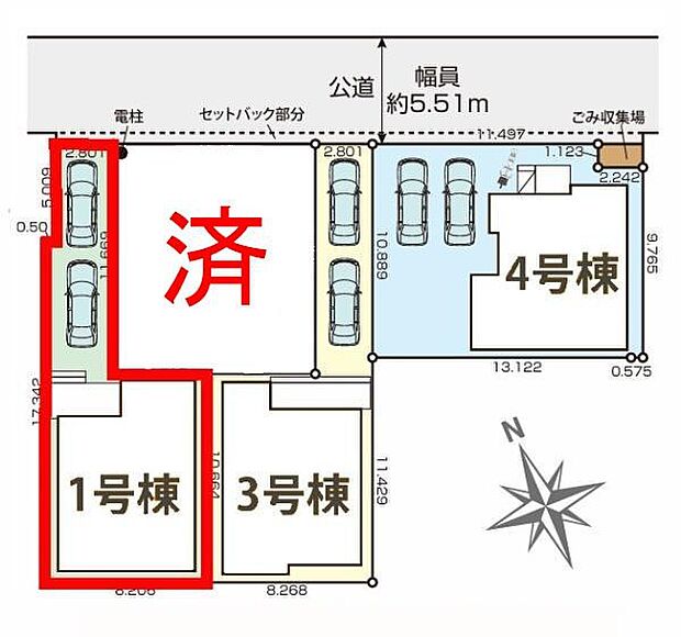 カースペースは2台付き!セカンドカー持ちの方や急な来客時にも安心ですね。