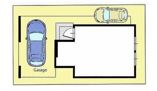 カースペースは2台付き!セカンドカー持ちの方や急な来客時にも安心ですね。