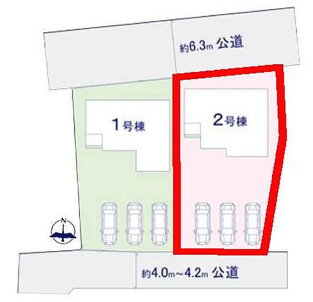 カースペースは3台付き!セカンドカー持ちの方や急な来客時にも安心ですね。物件探しのご条件・ご要望などありましたら、何なりとスタッフまでお申し付けください!