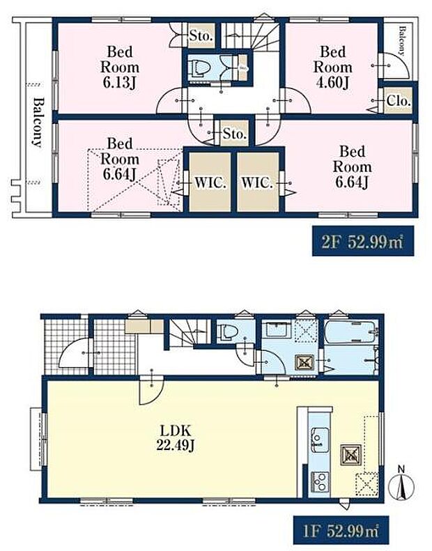 4LDKの魅力的な間取り!LDKはゆったりとした空間で、ご家族との団らん時間が、より一層充実したものになりますね家族との仲が深まり、自然と笑顔が増えそうです!