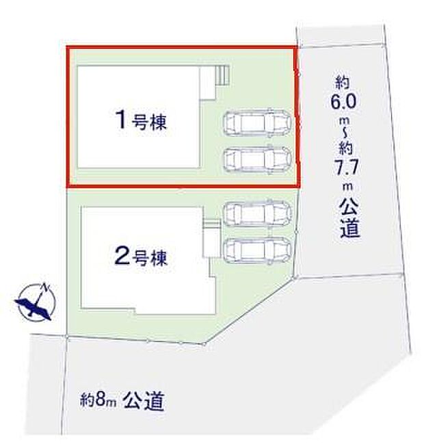 カースペースは2台付き!セカンドカー持ちの方や急な来客時にも安心ですね。物件探しのご条件・ご要望などありましたら、何なりとスタッフまでお申し付けください!