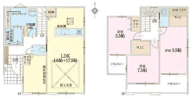 3(4)LDKの魅力的な間取り!LDKはゆったりとした空間で、ご家族との団らん時間が、より一層充実したものになりますね家族との仲が深まり、自然と笑顔が増えそうです!