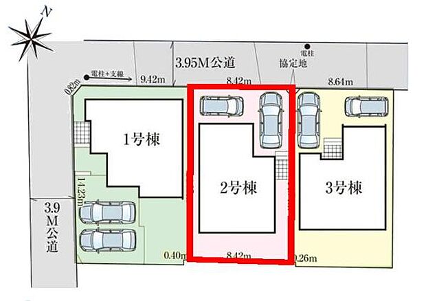 カースペースは2台付き!セカンドカー持ちの方や急な来客時にも安心ですね。物件探しのご条件・ご要望などありましたら、何なりとスタッフまでお申し付けください!