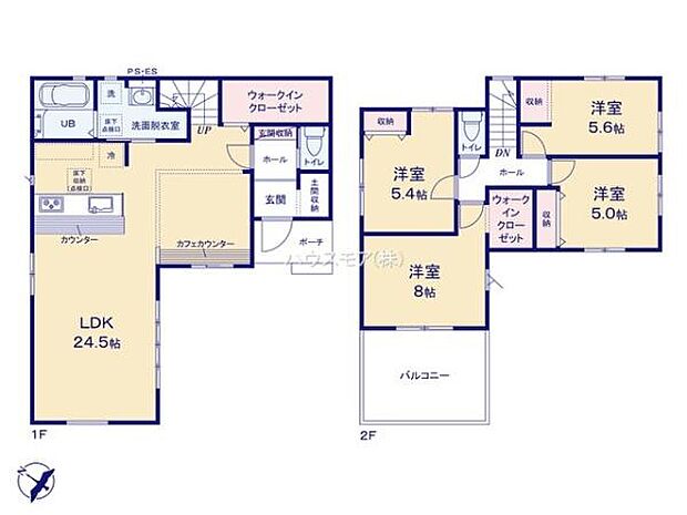 4LDKの魅力的な間取り！LDKはゆったりとした空間で、ご家族との団らん時間が、より一層充実したものになりますね。家族との仲が深まり、自然と笑顔が増えます！