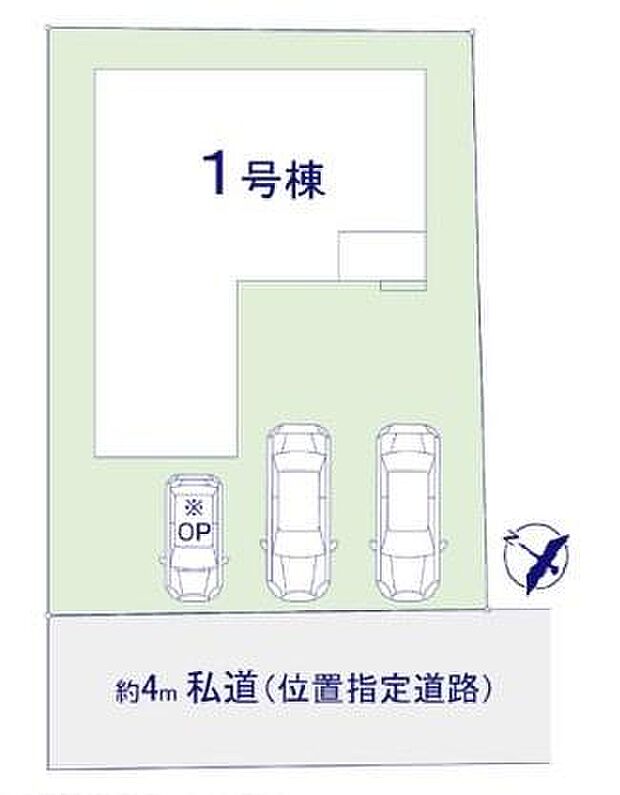 カースペースは3台付き！セカンドカー持ちの方や急な来客時にも安心ですね。物件探しのご条件・ご要望などありましたら、何なりとスタッフまでお申し付けください！(車種に制限がある場合があります)