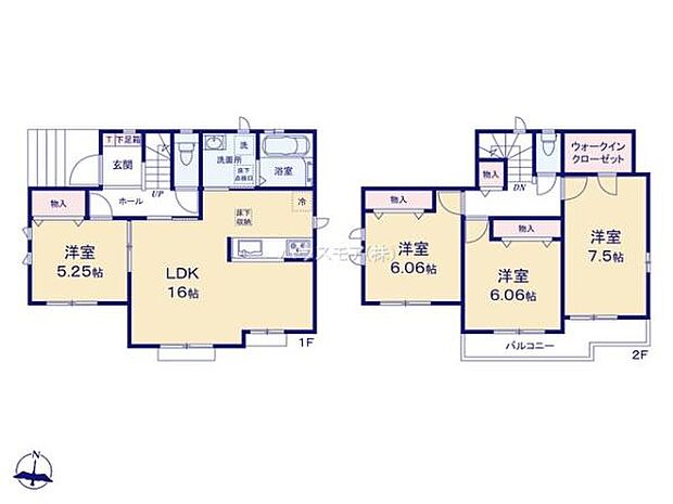4LDKの魅力的な間取り!LDKはゆったりとした空間で、ご家族との団らん時間が、より一層充実したものになりますね。家族との仲が深まり、自然と笑顔が増えます!