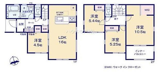 4LDKの魅力的な間取り！LDKはゆったりとした空間で、ご家族との団らん時間が、より一層充実したものになりますね家族との仲が深まり、自然と笑顔が増えそうです！
