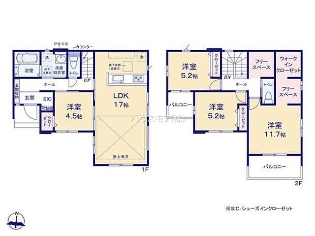 4LDKの魅力的な間取り!LDKはゆったりとした空間で、ご家族との団らん時間が、より一層充実したものになりますね家族との仲が深まり、自然と笑顔が増えそうです!