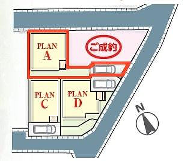 カースペース付きで、マイカーをお持ちの方も安心です。