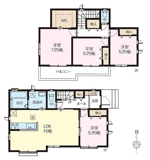 4LDKの魅力的な間取り!LDKはゆったりとした空間で、ご家族との団らん時間が、より一層充実したものになりますね家族との仲が深まり、自然と笑顔が増えそうです!【現地販売会開催中】