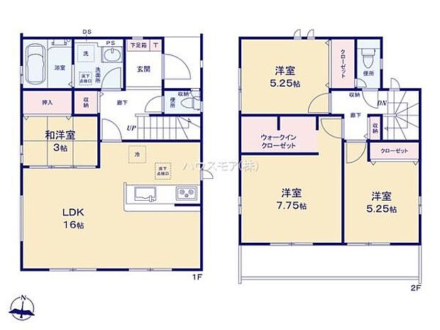 4LDKの魅力的な間取り！LDKはゆったりとした空間で、ご家族との団らん時間が、より一層充実したものになりますね。家族との仲が深まり、自然と笑顔が増えます！
