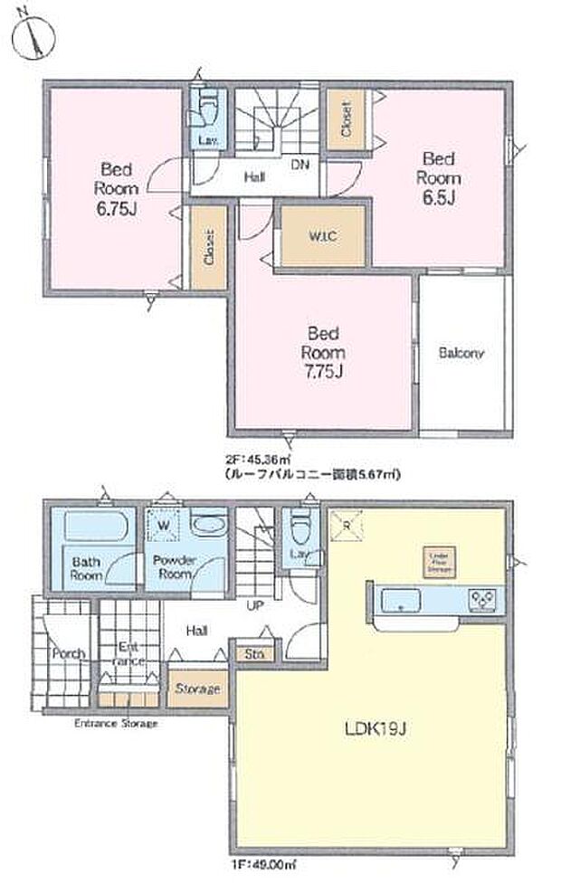 3LDKの魅力的な間取り！LDKはゆったりとした空間で、ご家族との団らん時間が、より一層充実したものになりますね。家族との仲が深まり、自然と笑顔が増えます！