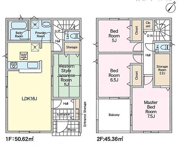 4SLDKのゆとりある間取りは、家族それぞれの居場所を確保しつつ、LDKを中心にした動線で団らんの時間も豊かに。全室収納完備で住空間をすっきり保てる設計です。