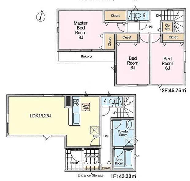 3LDKの魅力的な間取り！LDKはゆったりとした空間で、ご家族との団らん時間が、より一層充実したものになりますね。家族との仲が深まり、自然と笑顔が増えます！