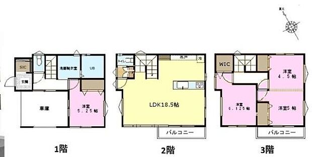 4LDKの魅力的な間取り!LDKはゆったりとした空間で、ご家族との団らん時間が、より一層充実したものになりますね家族との仲が深まり、自然と笑顔が増えそうです!