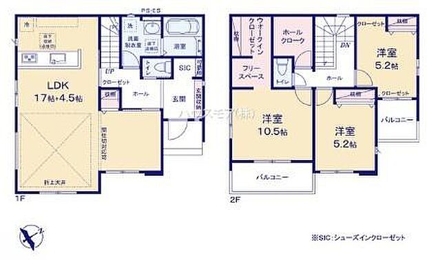 3(4)LDKの魅力的な間取り!LDKはゆったりとした空間で、ご家族との団らん時間が、より一層充実したものになりますね。家族との仲が深まり、自然と笑顔が増えます!
