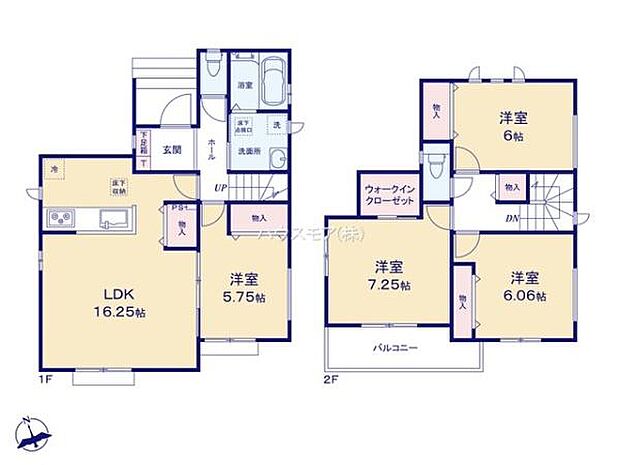 4LDKの魅力的な間取り！LDKはゆったりとした空間で、ご家族との団らん時間が、より一層充実したものになりますね。家族との仲が深まり、自然と笑顔が増えます！
