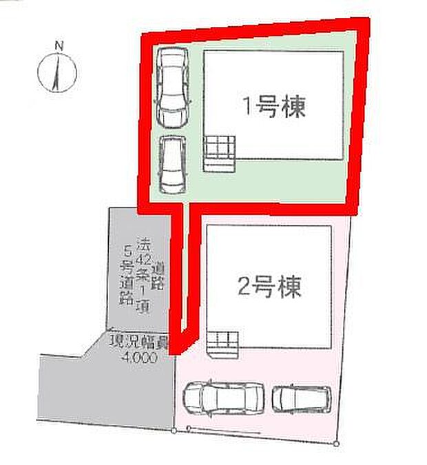 カースペース2台付きでマイカーをお持ちのご家庭でも安心。物件探しのご条件・ご要望・ご質問など、何なりと弊社スタッフまでお申し付けください！