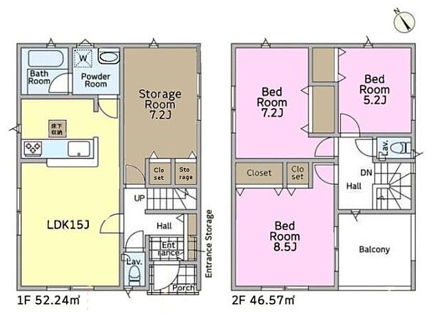 3SLDKの魅力的な間取り！LDKはゆったりとした空間で、ご家族との団らん時間が、より一層充実したものになりますね。家族との仲が深まり、自然と笑顔が増えます！
