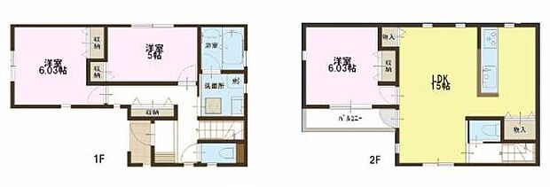 3LDKの魅力的な間取り!LDKはゆったりとした空間で、ご家族との団らん時間が、より一層充実したものになりますね。家族との仲が深まり、自然と笑顔が増えます!