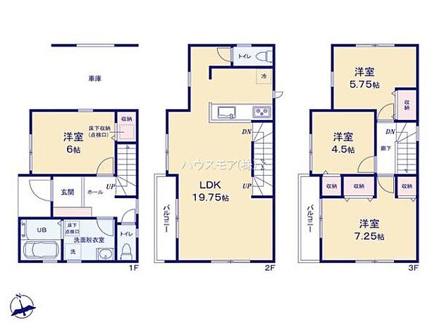 4LDKの魅力的な間取り!LDKはゆったりとした空間で、ご家族との団らん時間が、より一層充実したものになりますね家族との仲が深まり、自然と笑顔が増えそうです!