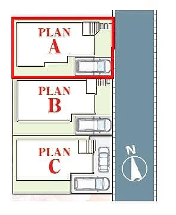 カースペース付きでマイカーをお持ちのご家庭でも安心。物件探しのご条件・ご要望・ご質問など、何なりと弊社スタッフまでお申し付けください!