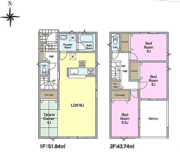 3LDKの魅力的な間取り！LDKはゆったりとした空間で、ご家族との団らん時間が、より一層充実したものになりますね。家族との仲が深まり、自然と笑顔が増えます！